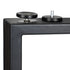 Oikiture Table Leg Desk Coffee Dining Furniture Hardware Metal Legs X2 Home Improvement Bench Box Steel DIY Industrial Rectangle 40 X 30CM-Table Legs-PEROZ Accessories