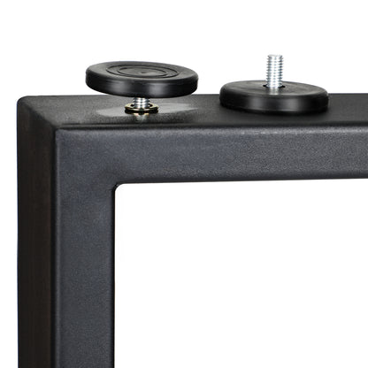 Oikiture 2X Coffee Dining Table Legs Bench Box Steel Metal Industrial 71 X 50CM-Table Legs-PEROZ Accessories