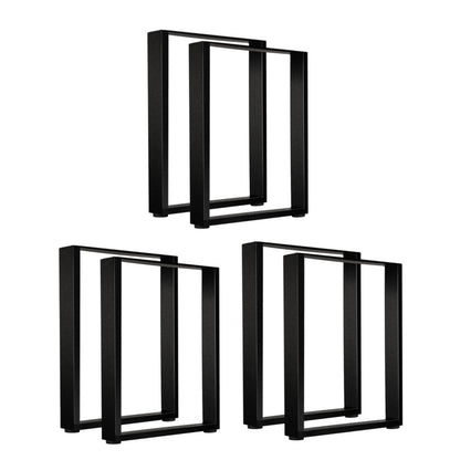 Oikiture 6X Coffee Dining Table Legs DIY Steel Industrial 40CM-Table Legs-PEROZ Accessories