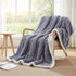 Giselle 203x230cm Throw Blanket Double-Sided Fleece Lightweight For Sofa Couch Bed-Home & Garden > Bedding > Blankets & Throws-PEROZ Accessories
