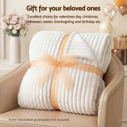 Giselle 127x152cm Throw Blanket Fleece Soft Lightweight Cozy Sofa Couch Bed Throw-Home &amp; Garden > Bedding > Blankets &amp; Throws-PEROZ Accessories