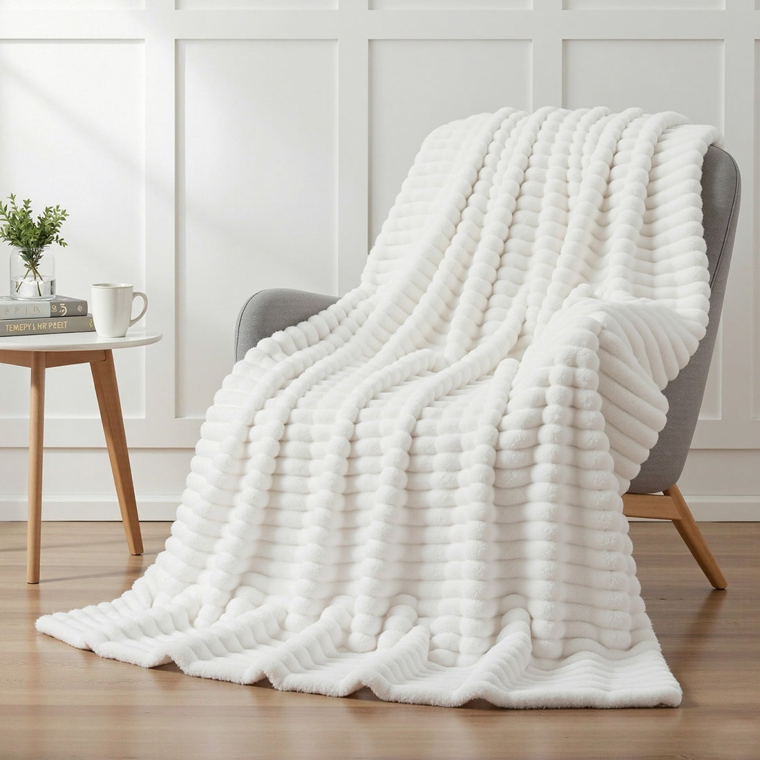 Giselle 152x203cm Throw Blanket Queen Fleece Lightweight Cozy Sofa Couch Bed Throw-Home &amp; Garden > Bedding > Blankets &amp; Throws-PEROZ Accessories