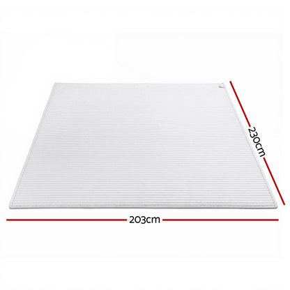 Giselle 203x230cm Throw Blanket Fleece Soft Lightweight Cozy Sofa Couch Bed Throw-Home &amp; Garden > Bedding > Blankets &amp; Throws-PEROZ Accessories