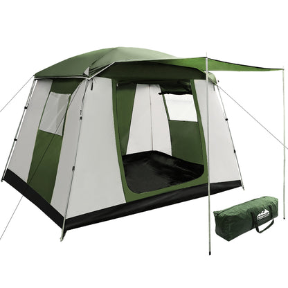 Weisshorn Family Camping Tent 6 Person Hiking Beach Tents Dome Shelter-Camping Tents-PEROZ Accessories