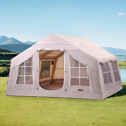 Weisshorn Camping Tent Inflatable Beach Tent 6 Person 360CM-Outdoor Recreation &gt; Camping &gt; Tents-PEROZ Accessories