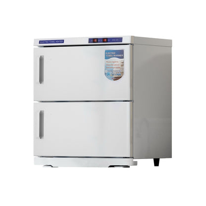 Devanti 32L Towel Warmer UV Sterilizer Heater Cabinet Beauty SPA Salon White-Tools &gt; Tools Storage-PEROZ Accessories