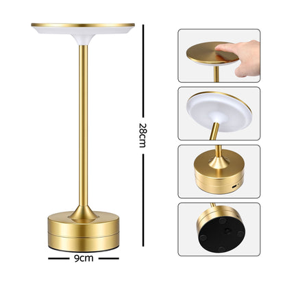 Artiss Gold Touch Table Lamp, Warm to Cool White LED, Dimmable 3000-6000K 24 LEDs, Type-C-Home &amp; Garden > Lighting > Table Lamps-PEROZ Accessories