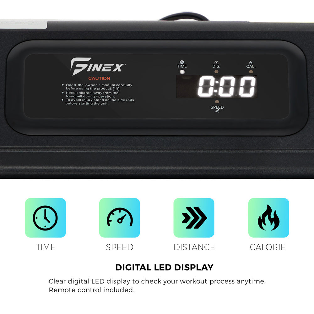 Finex Electric Walking Pad Under Desk Treadmill Home Office Fitness-Walking Pad-PEROZ Accessories