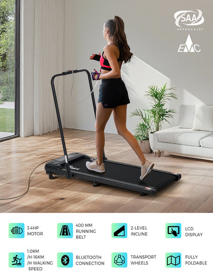 Finex Treadmill Electric Walking Pad 2-in-1 Home Fitness Foldable-Walking Pad-PEROZ Accessories