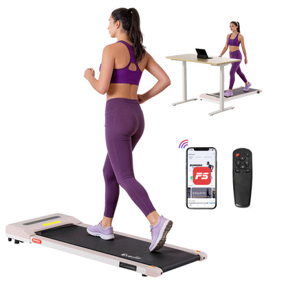 Everfit Treadmill Electric Walking Pad Under Desk Home Gym Fitness 360mm Pink-Walking Pad-PEROZ Accessories