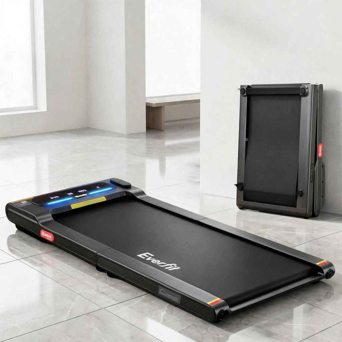 Everfit Walking Pad Treadmill 2 in 1 Foldable Under Desk for Home Gym With 38cm Belt With APP-Sports &amp; Fitness > Exercise, Gym &amp; Fitness > Treadmills-PEROZ Accessories