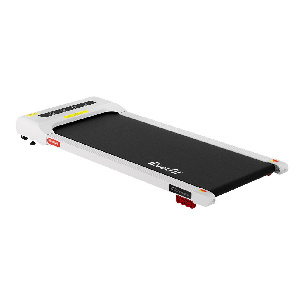 Everfit Treadmill Electric Walking Pad Incline Under Desk Home Gym 380mm White-Sports &amp; Fitness &gt; Exercise, Gym &amp; Fitness &gt; Treadmills-PEROZ Accessories