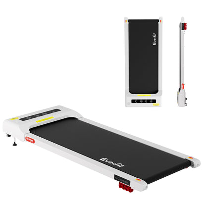 Everfit Treadmill Electric Walking Pad Incline Under Desk Home Gym 380mm White-Sports &amp; Fitness > Exercise, Gym &amp; Fitness > Treadmills-PEROZ Accessories