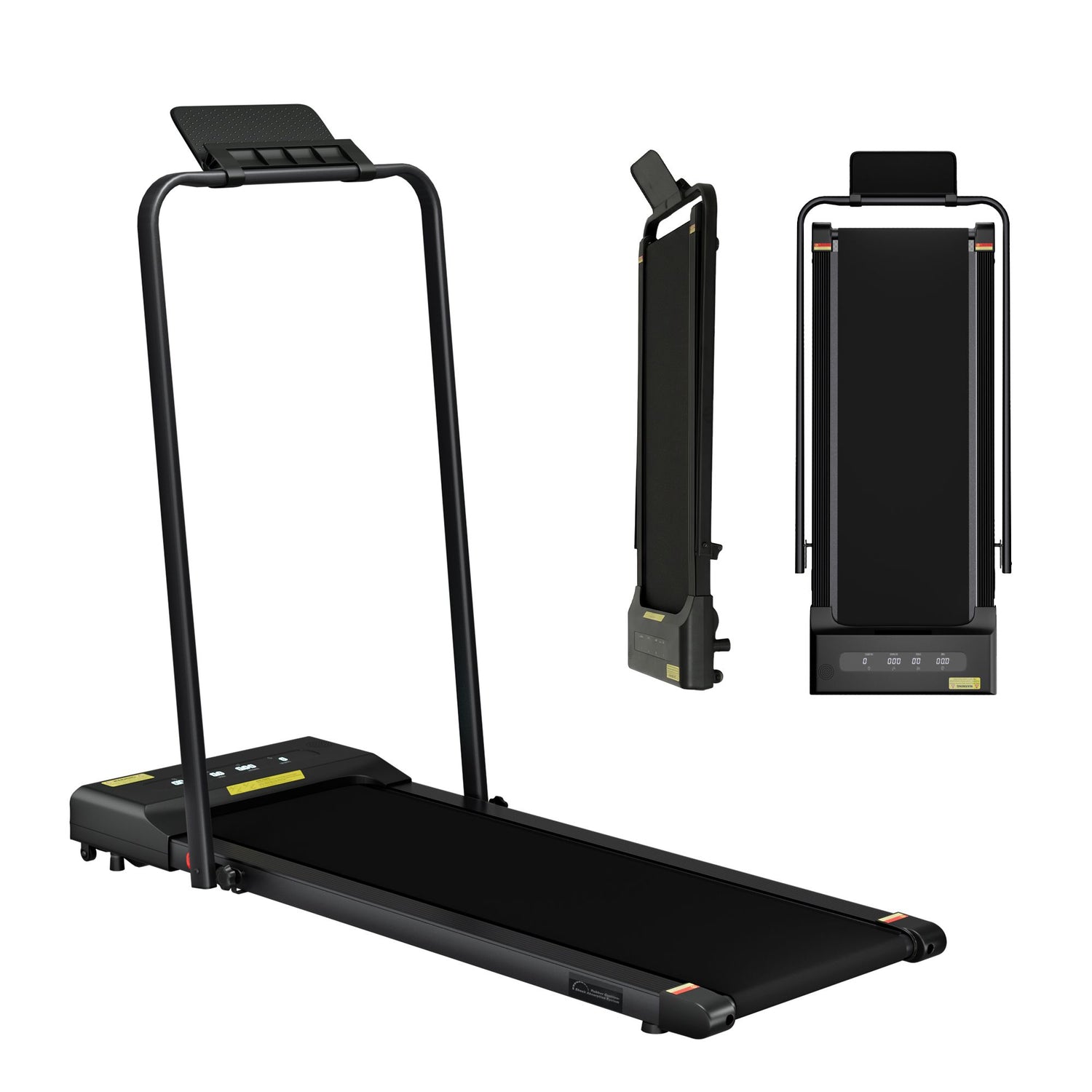 Everfit 2 in 1 Treadmill Electric Walking Pad Under Desk Home Gym Fitness 380mm Black-Walking Pad-PEROZ Accessories