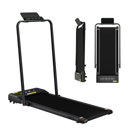 Everfit 2 in 1 Treadmill Electric Walking Pad Under Desk Home Gym Fitness 380mm Black-Walking Pad-PEROZ Accessories