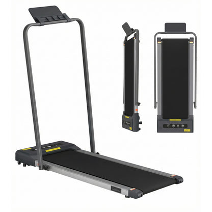 Everfit 2 in 1 Treadmill Electric Walking Pad Under Desk Home Gym Fitness 380mm Grey-Walking Pad-PEROZ Accessories