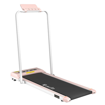 Everfit Treadmill Electric Walking Pad Under Desk Home Gym Fitness 380mm Pink-Sports &amp; Fitness &gt; Exercise, Gym &amp; Fitness &gt; Treadmills-PEROZ Accessories