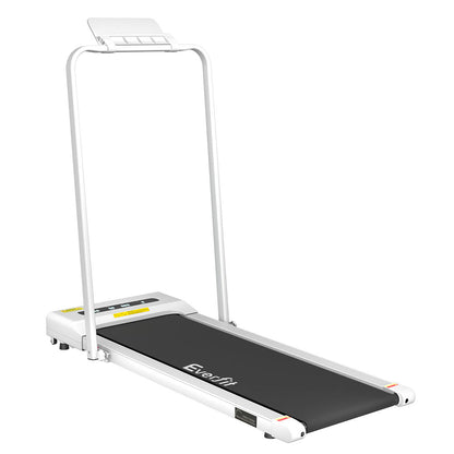 Everfit Treadmill Electric Walking Pad Under Desk Home Gym Fitness 380mm White-Sports &amp; Fitness &gt; Exercise, Gym &amp; Fitness &gt; Treadmills-PEROZ Accessories