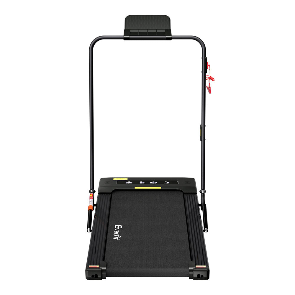 Everfit Treadmill Electric Walking Pad Under Desk Home Gym Fitness 400mm Black-Sports &amp; Fitness &gt; Exercise, Gym &amp; Fitness &gt; Treadmills-PEROZ Accessories