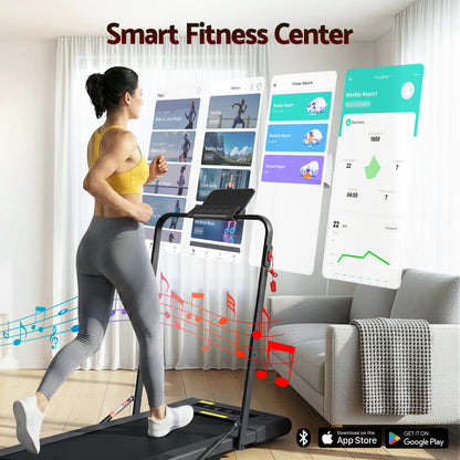 Everfit Treadmill Electric Walking Pad Under Desk Home Gym Fitness 400mm Black-Walking Pad-PEROZ Accessories