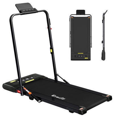 Everfit Treadmill Electric Walking Pad Under Desk Home Gym Fitness 400mm Black-Walking Pad-PEROZ Accessories
