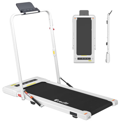 Everfit Treadmill Electric Walking Pad Under Desk Home Gym Fitness 400mm White-Walking Pad-PEROZ Accessories