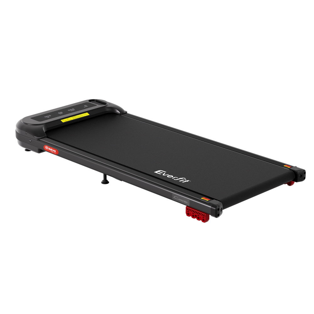 Everfit Treadmill Electric Walking Pad with Incline Under Desk Home Gym Black-Sports &amp; Fitness &gt; Exercise, Gym &amp; Fitness &gt; Treadmills-PEROZ Accessories