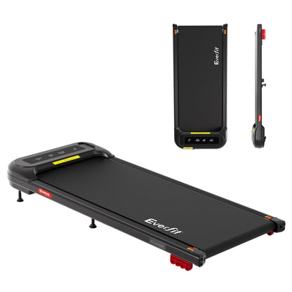Everfit Treadmill Electric Walking Pad with Incline Under Desk Home Gym Black-Sports &amp; Fitness > Exercise, Gym &amp; Fitness > Treadmills-PEROZ Accessories