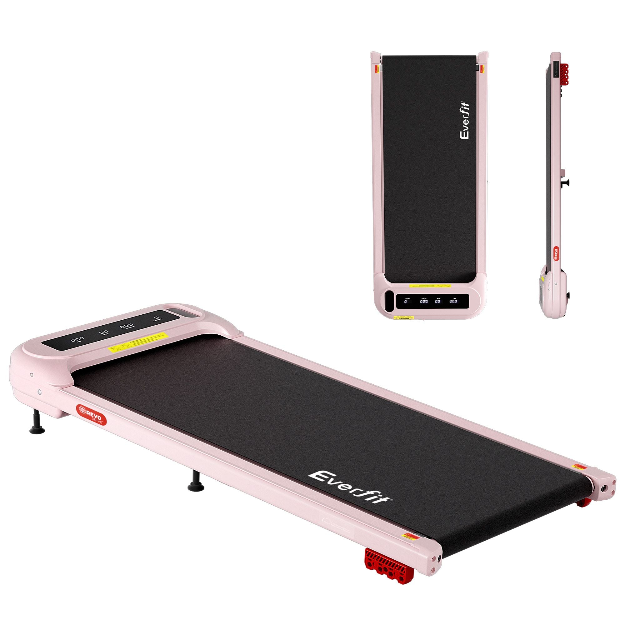 Everfit 3 in 1 Treadmill Electric Walking Pad with Incline Under Desk Home Gym Pink-Sports &amp; Fitness > Exercise, Gym &amp; Fitness > Treadmills-PEROZ Accessories