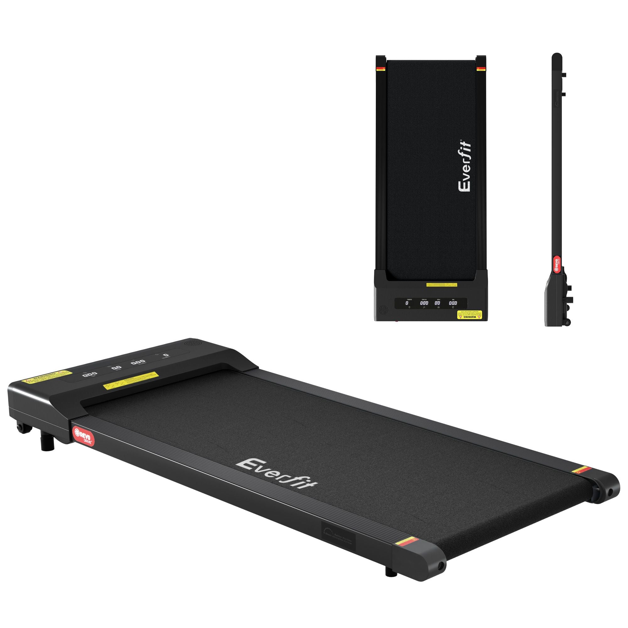 Everfit 2 in 1 Treadmill Electric Walking Pad Under Desk Home Gym Fitness 400mm Black-Walking Pad-PEROZ Accessories