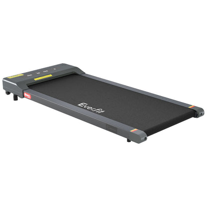 Everfit Treadmill Electric Walking Pad Under Desk Home Gym Fitness 400mm Grey-Sports &amp; Fitness &gt; Exercise, Gym &amp; Fitness &gt; Treadmills-PEROZ Accessories