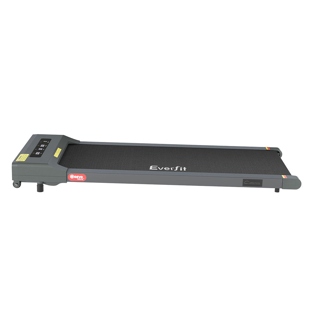 Everfit Treadmill Electric Walking Pad Under Desk Home Gym Fitness 400mm Grey-Sports &amp; Fitness &gt; Exercise, Gym &amp; Fitness &gt; Treadmills-PEROZ Accessories