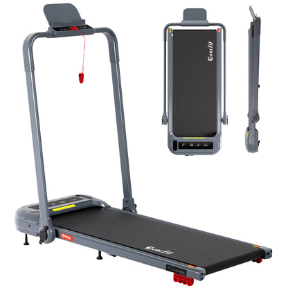 Everfit 3 in 1 Treadmill Electric Walking Pad with Incline Foldable for Home Gym Grey-Sports &amp; Fitness > Exercise, Gym &amp; Fitness > Treadmills-PEROZ Accessories
