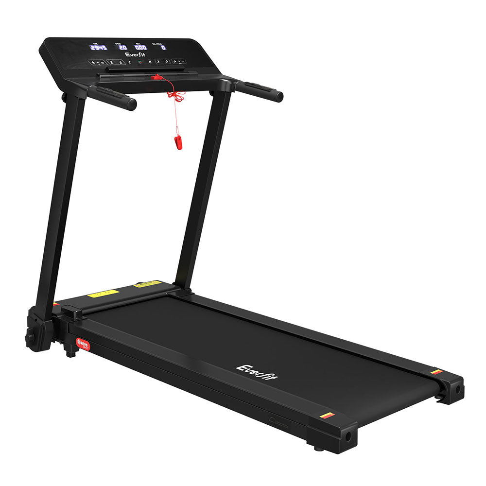 Everfit Treadmill Electric Home Gym Fitness Exercise Knob Foldable 420mm Black-Sports &amp; Fitness &gt; Exercise, Gym &amp; Fitness &gt; Treadmills-PEROZ Accessories