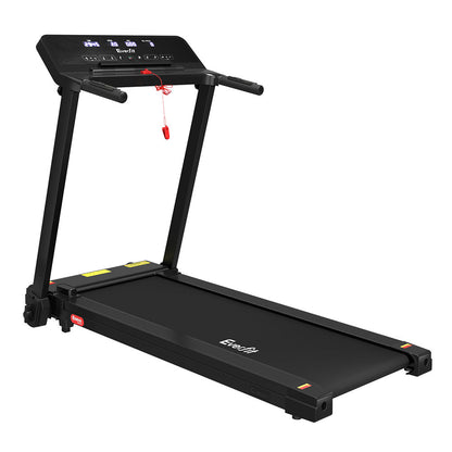 Everfit Treadmill Electric Home Gym Fitness Exercise Knob Foldable 420mm Black-Sports &amp; Fitness &gt; Exercise, Gym &amp; Fitness &gt; Treadmills-PEROZ Accessories