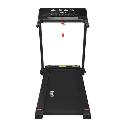 Everfit Treadmill Electric Home Gym Fitness Exercise Knob Foldable 420mm Black-Sports &amp; Fitness &gt; Exercise, Gym &amp; Fitness &gt; Treadmills-PEROZ Accessories