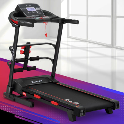 Everfit Treadmill Electric Home Gym Fitness Exercise Machine w/ Sit Up Bar 420mm-Sports &amp; Fitness &gt; Exercise, Gym &amp; Fitness &gt; Treadmills-PEROZ Accessories