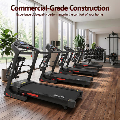 Everfit Treadmill Electric Home Gym Fitness Exercise Machine w/ Massager 480mm-Sports &amp; Fitness > Exercise, Gym &amp; Fitness > Treadmills-PEROZ Accessories