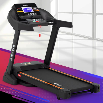 Everfit Treadmill Electric Auto Incline Home Gym Fitness Exercise Machine 490mm-Sports &amp; Fitness &gt; Exercise, Gym &amp; Fitness &gt; Treadmills-PEROZ Accessories