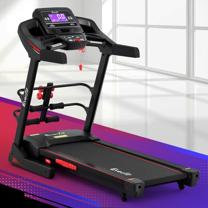 Everfit Treadmill Electric Home Gym Fitness Exercise Machine w/ Sit Up Bar 480mm-Sports &amp; Fitness &gt; Exercise, Gym &amp; Fitness &gt; Treadmills-PEROZ Accessories