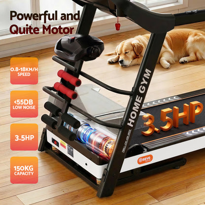 Everfit Treadmill Electric Home Gym Fitness Exercise Machine w/ Massager 450mm-Sports &amp; Fitness > Fitness Accessories-PEROZ Accessories