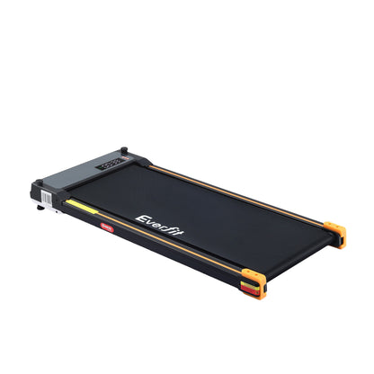 Everfit 2 Side Walking Pad Treadmill with Massage Function Fitness 380mm Black-Sports &amp; Fitness > Exercise, Gym &amp; Fitness > Treadmills-PEROZ Accessories