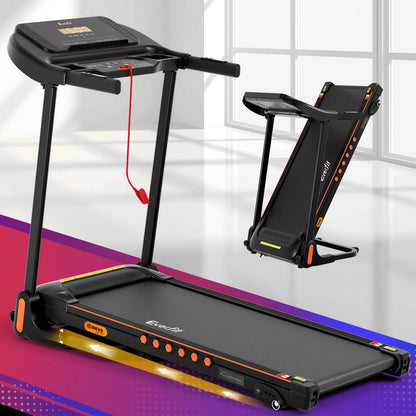 Everfit Treadmill Electric Home Gym Fitness Exercise Equipment Incline 390mm-Sports &amp; Fitness &gt; Exercise, Gym &amp; Fitness &gt; Treadmills-PEROZ Accessories