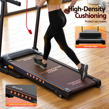 Everfit Treadmill Electric Home Gym Fitness Exercise Equipment Incline 390mm-Sports &amp; Fitness > Exercise, Gym &amp; Fitness > Treadmills-PEROZ Accessories