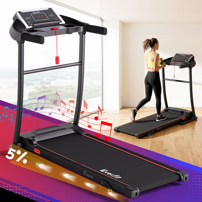 Everfit Treadmill Electric Home Gym Fitness Exercise Machine Incline 400mm-Sports &amp; Fitness > Fitness Accessories-PEROZ Accessories