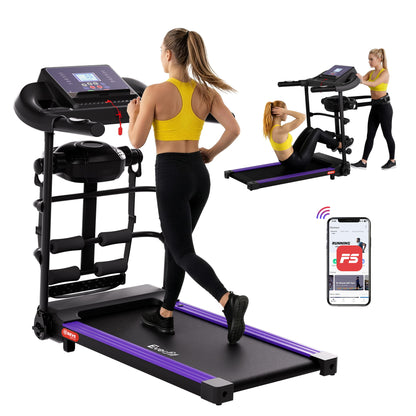 Everfit Treadmill Electric Home Gym Fitness Exercise Machine w/ Massager 400mm-Sports &amp; Fitness > Exercise, Gym &amp; Fitness > Exercise Bikes-PEROZ Accessories