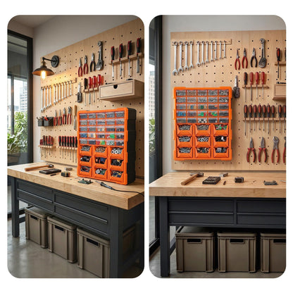 Giantz Tool Organizer 39-Drawer Hardware Cabinet Screw Storage Box Anti-Drop-Tools > Tools Storage > Tool Boxes-PEROZ Accessories