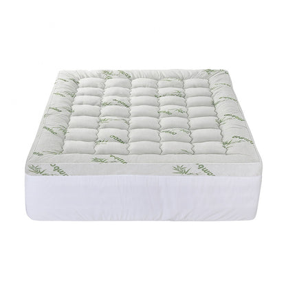 Giselle Mattress Topper 11cm Pillowtop toppers Bamboo Queen-Furniture > Mattresses > Mattress Toppers-PEROZ Accessories