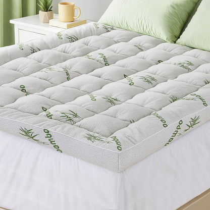 Giselle Mattress Topper 11cm Pillowtop toppers Bamboo Queen-Furniture > Mattresses > Mattress Toppers-PEROZ Accessories