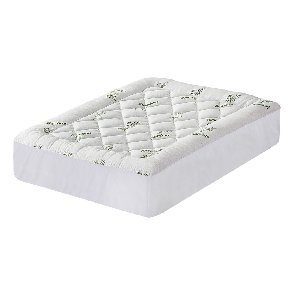 Giselle Mattress Topper 5cm Pillowtop toppers Bamboo Double-Furniture > Mattresses > Mattress Toppers-PEROZ Accessories